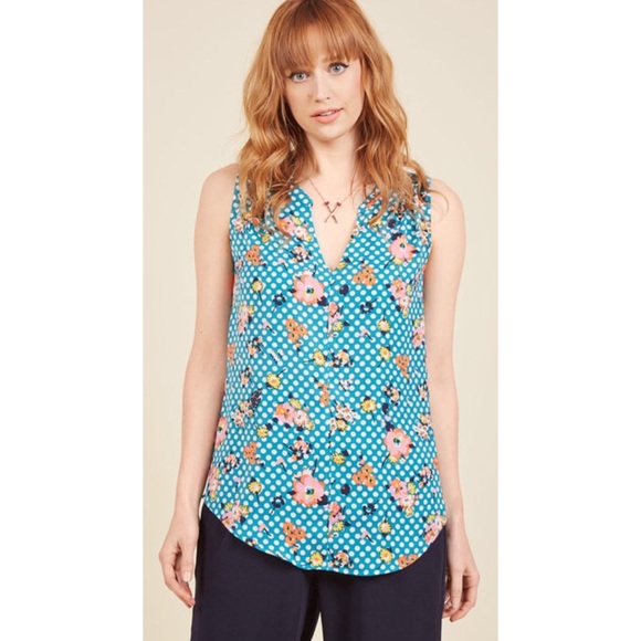 Modcloth Tops - NWOT ModCloth Kick of Creativity Top in Print Mix